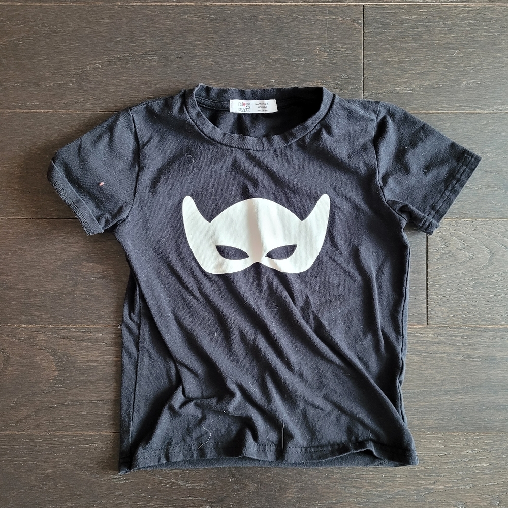 Colour Cassette cat mask tee, size 5